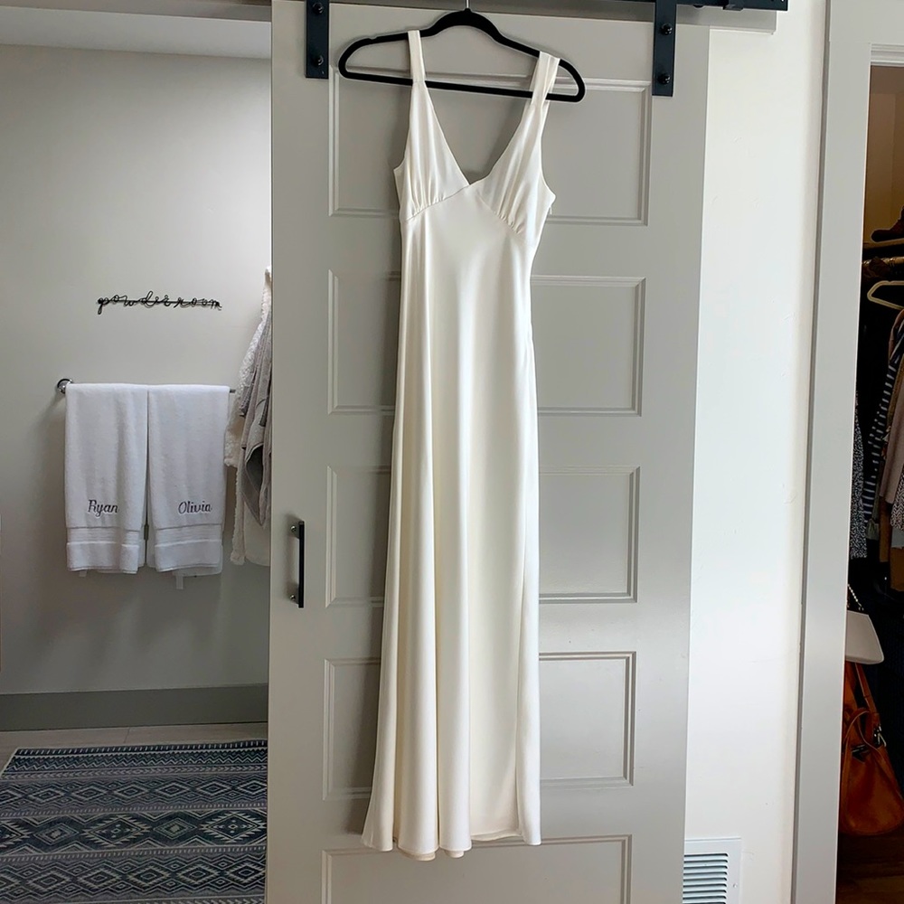 Wayf White Gown - Elopement